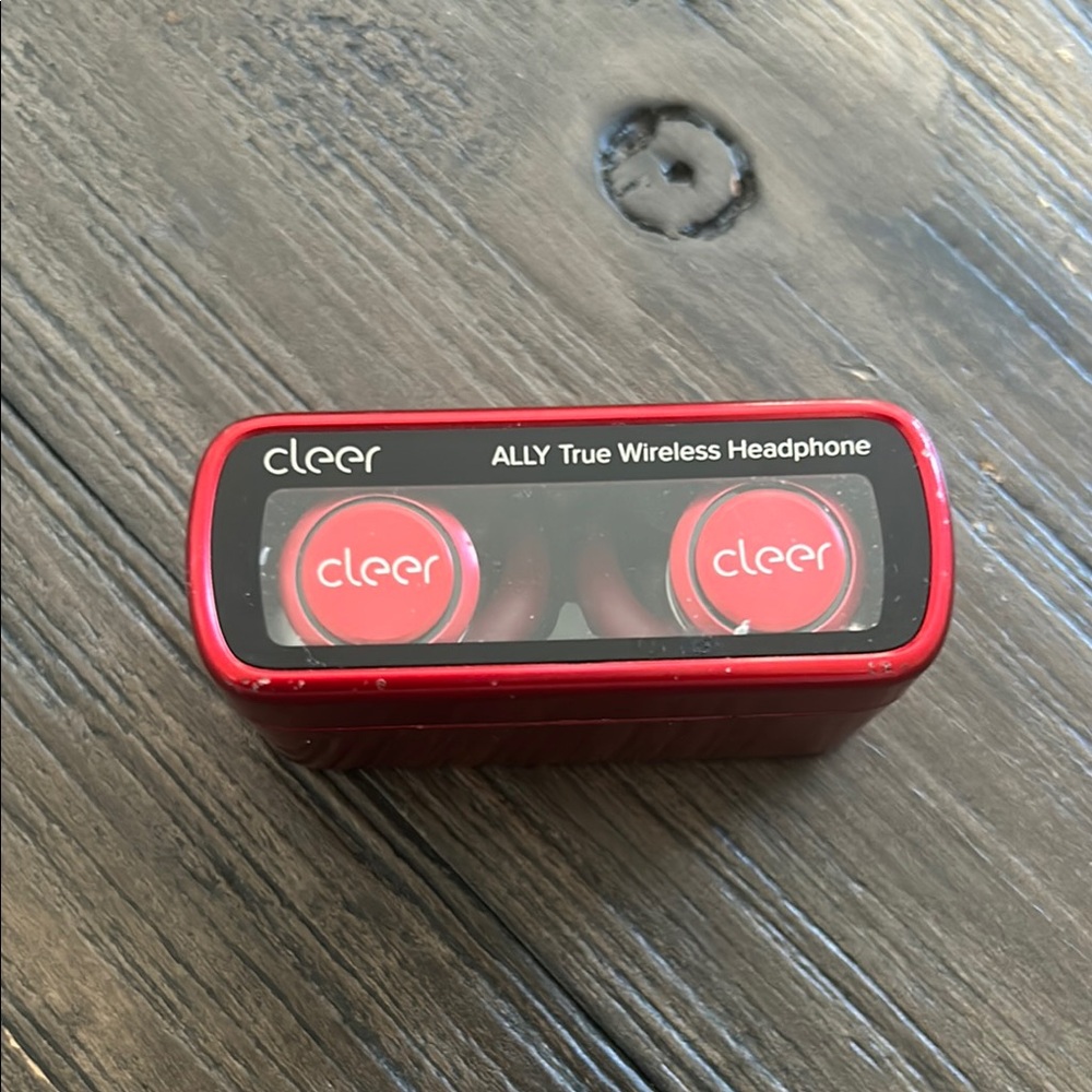 Ally True Wireless Earbud Headphones - Red